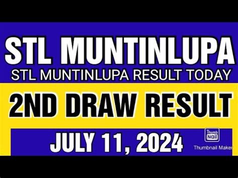 stl result today muntinlupa